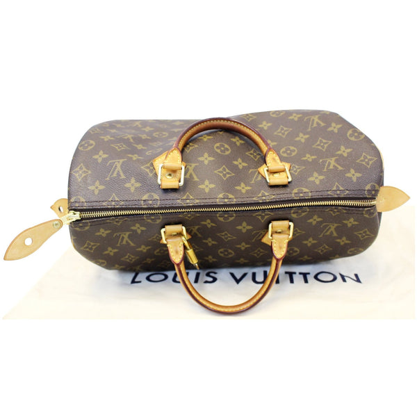 LOUIS VUITTON Speedy 35 Monogram Canvas Satchel Bag-US