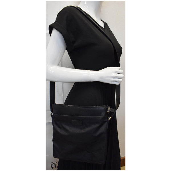 Gucci GG Monogram Nylon Small Shoulder Handbag