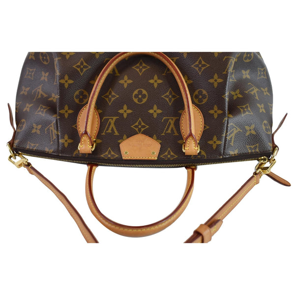 LOUIS VUITTON Turenne MM Monogram Canvas 2 Way Shoulder Bag Brown