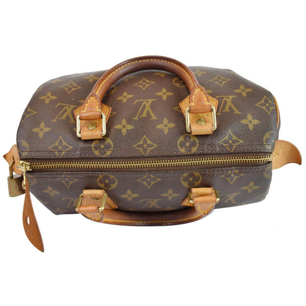 Louis Vuitton Speedy 25 Monogram Canvas Satchel Bag - top up look