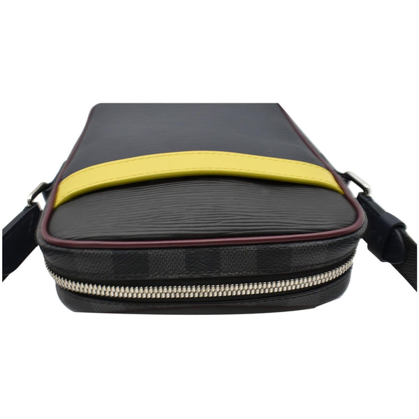 LOUIS VUITTON Danube PM Slim Damier Graphite Epi Pochette Crossbody Bag Blue - Final Sale