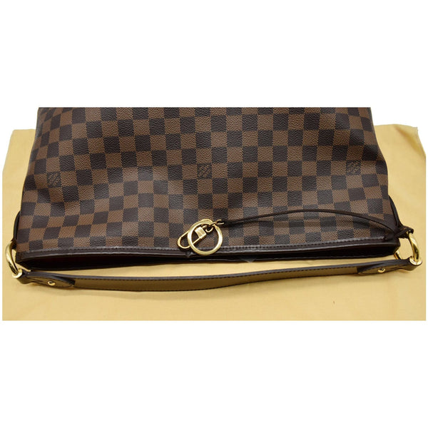 LOUIS VUITTON Delightful MM Damier Ebene Hobo Bag Brown