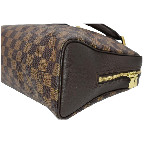 LOUIS VUITTON Brera Damier Ebene Satchel Bag Brown
