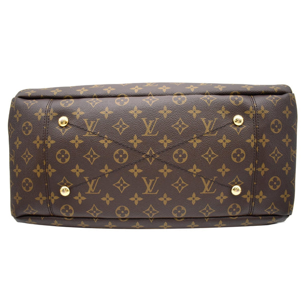 Louis Vuitton Artsy MM Monogram Canvas Hobo Bag Brown