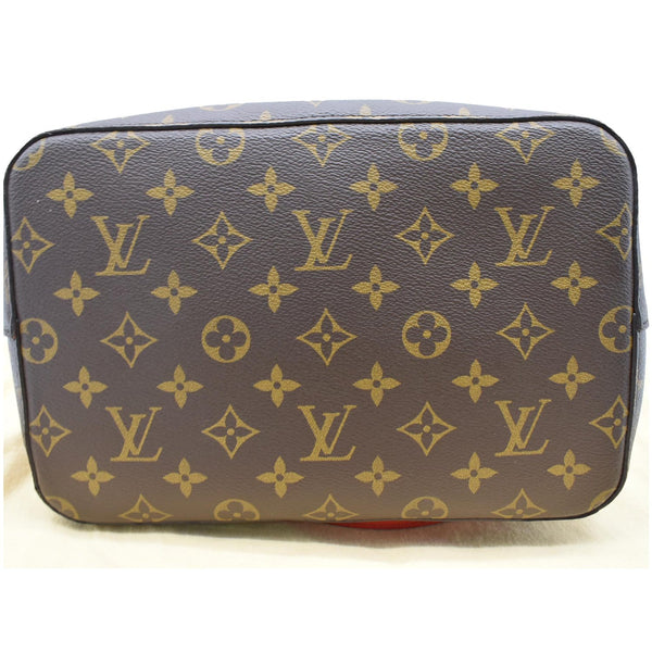 LOUIS VUITTON Neonoe Monogram Canvas Shoulder Bag Coquelicot