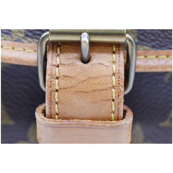 LOUIS VUITTON Saumur 35 Monogram Canvas Shoulder Bag Brown