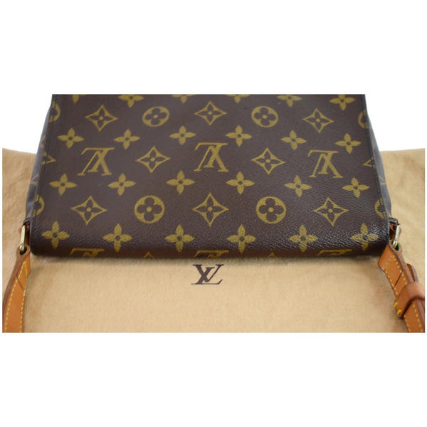 LOUIS VUITTON Musette Tango Monogram Canvas Shoulder Bag Brown
