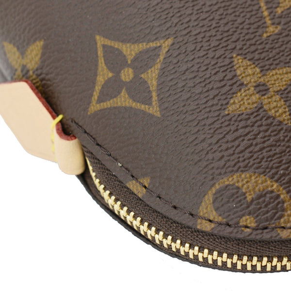LOUIS VUITTON Monogram Canvas Cosmetic Pouch Brown