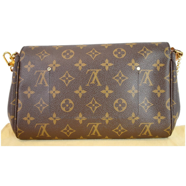 LOUIS VUITTON Favorite MM Monogram Canvas Crossbody Bag Brown
