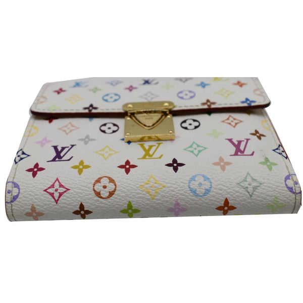 LOUIS VUITTON Koala Coin Purse Monogram Multicolor Wallet White