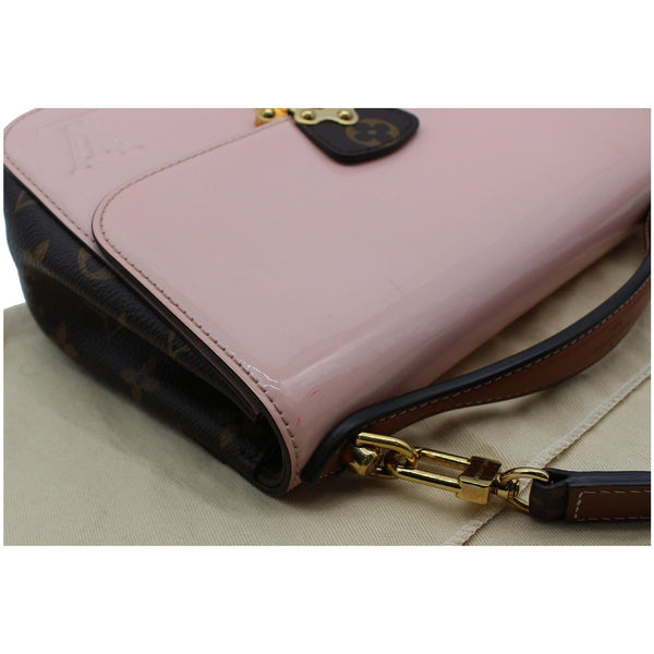 side view Lv Cherrywood BB Patent Leather Shoulder Bag