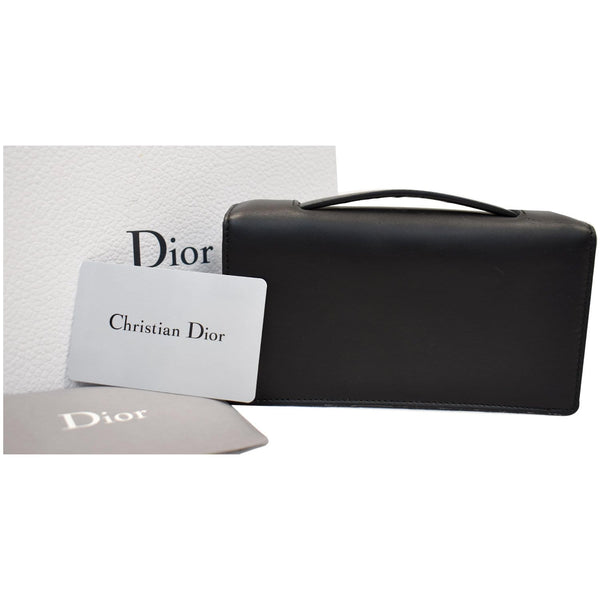 Christian Dior Bee Leather Pouch Clutch Bag for sale