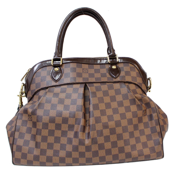 LOUIS VUITTON Trevi GM Damier Ebene 2way Shoulder Bag Brown