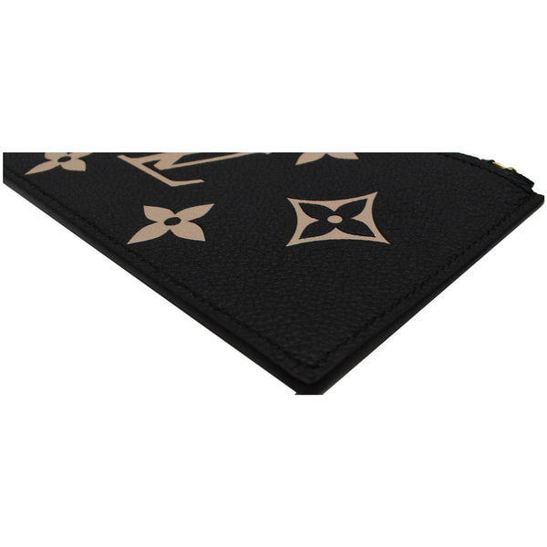 LOUIS VUITTON Felicie Pochette Insert Empreinte Zippy Wallet Bicolor