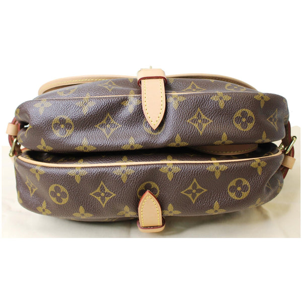 LOUIS VUITTON Saumur 30 Monogram Canvas Shoulder Bag Brown