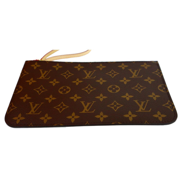 Louis Vuitton Pochette Neverfull MM Monogram Canvas Bag top backside