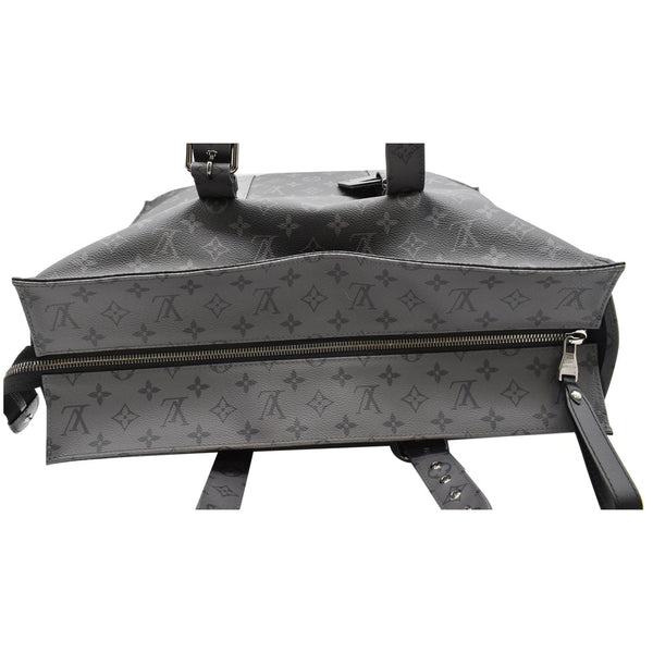 LOUIS VUITTON Cabas Zippe GM Monogram Eclipse Tote Bag Black