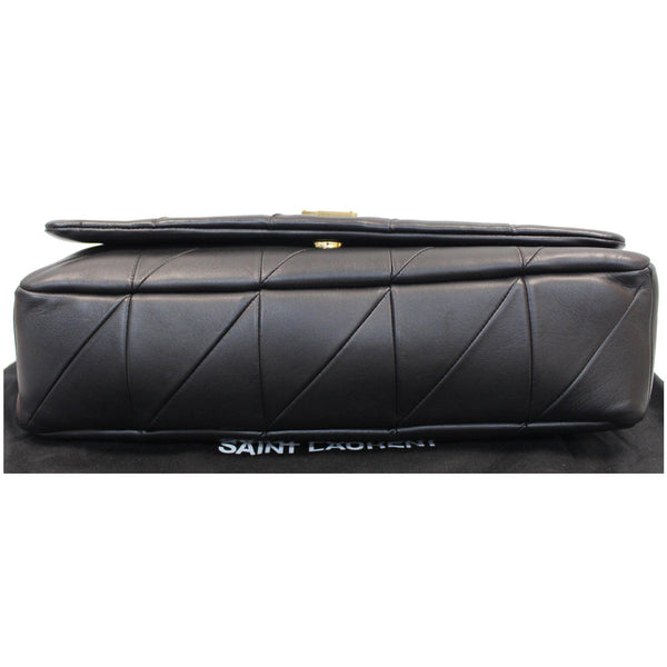 YVES SAINT LAURENT Jamie Giant Lambskin Leather Shoulder Bag Black