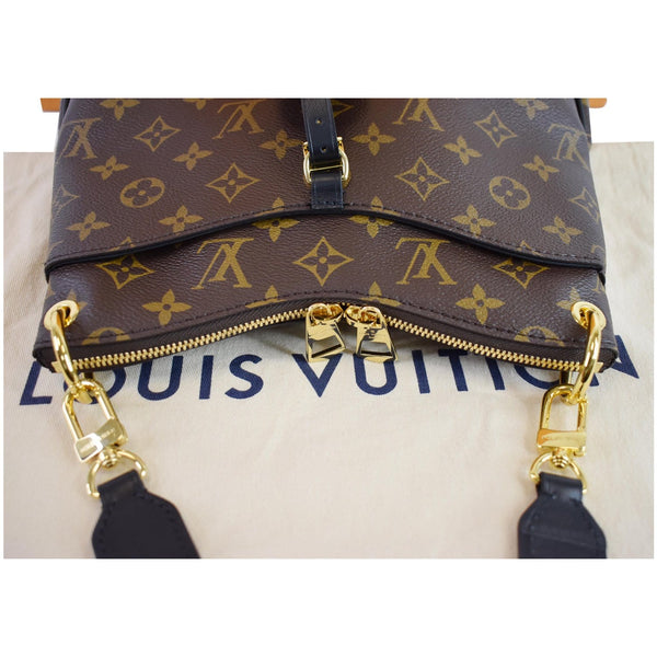 LOUIS VUITTON Odeon PM NM Monogram Canvas Shoulder Bag Black/Brown