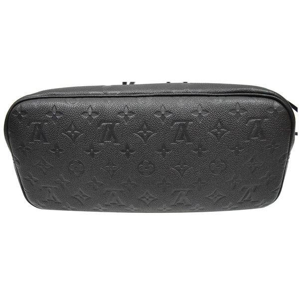 LOUIS VUITTON Neverfull MM Monogram Empreinte Tote Bag Black