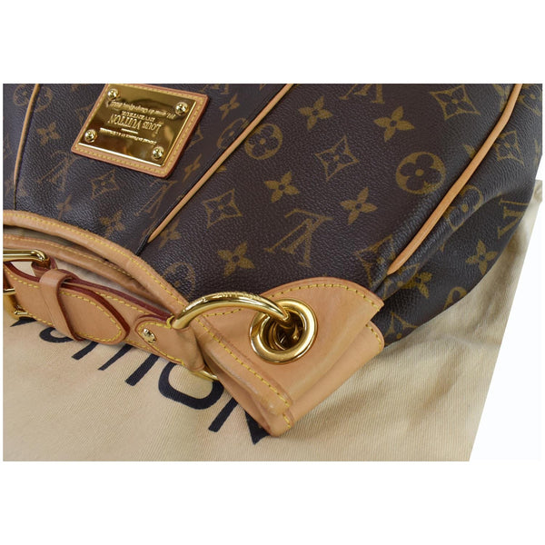 LOUIS VUITTON Galliera PM Monogram Canvas Shoulder Bag Brown