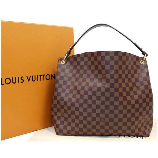Louis Vuitton Graceful MM Damier Ebene Satchel Bag