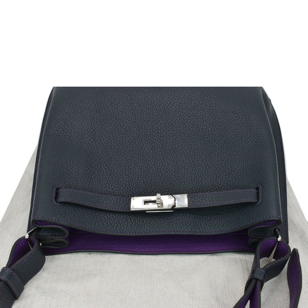 Hermes So Kelly 26 Taurillon Clemence Tote Bag Black - DDH