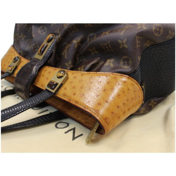 LOUIS VUITTON Oskar Waltz Monogram Canvas Shoulder Bag Brown