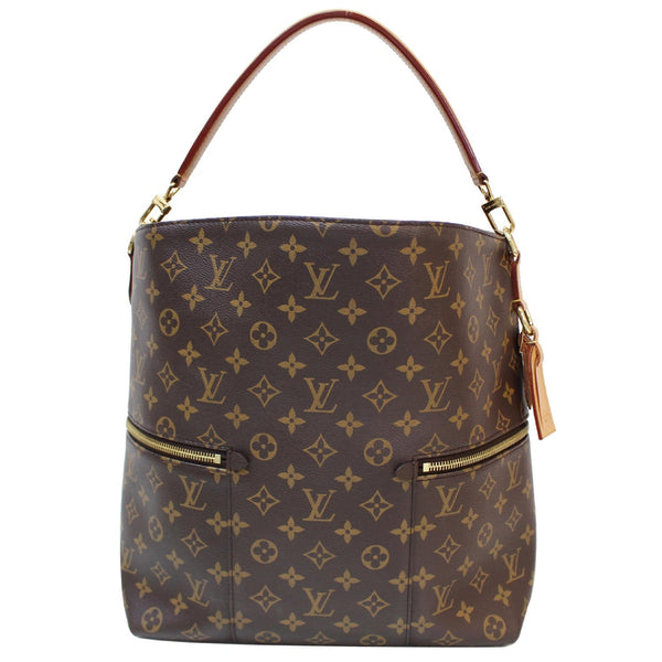 Sleek Design LV Melie Monogram Canvas Hobo Bag