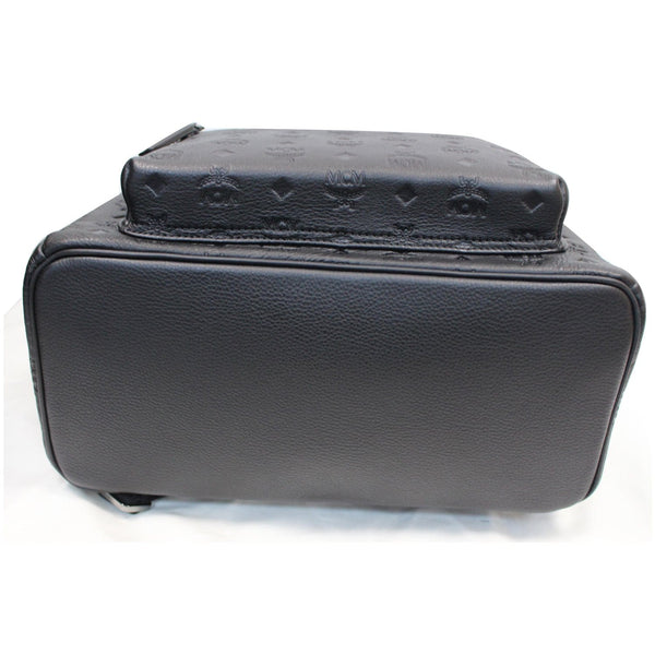 MCM Ottomar Visetos Monogram Leather Backpack Bag Black