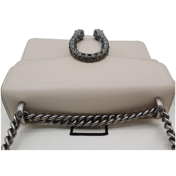 Used Gucci Dionysus Mini Leather Crossbody Bag Cream - DDH