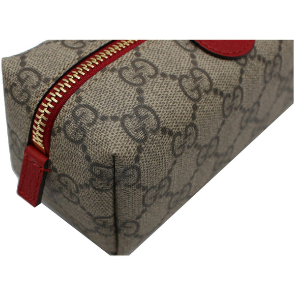 GUCCI Ophidia GG Supreme Canvas Cosmetic Case Beige 548394