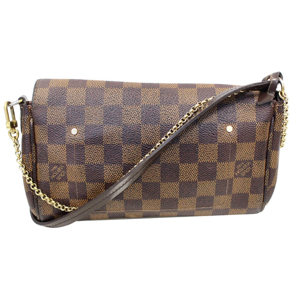LOUIS VUITTON Favorite PM Damier Ebene Crossbody Bag Brown