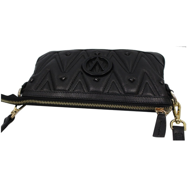 VALENTINO By Mario Valentino Abigail Sauvage Rockstud Crossbody Bag Black