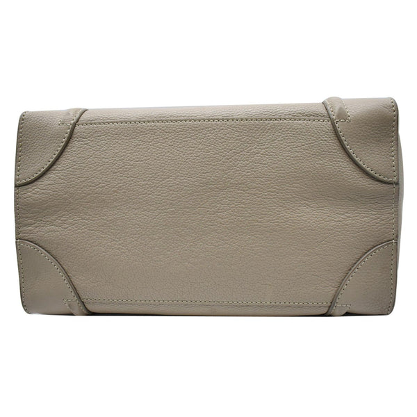 Celine Drummed Mini Luggage Calfskin Leather Tote Bag