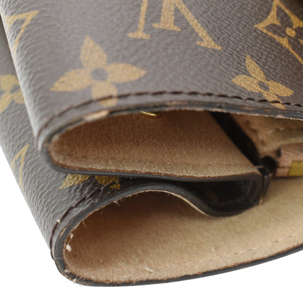 LOUIS VUITTON Flandrin Monogram Canvas Tote Shoulder Bag Brown