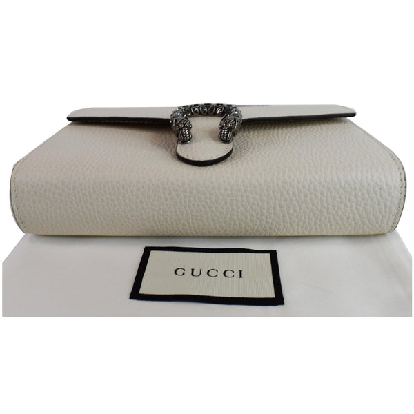 Gucci Dionysus Mini Leather Shoulder Bag White