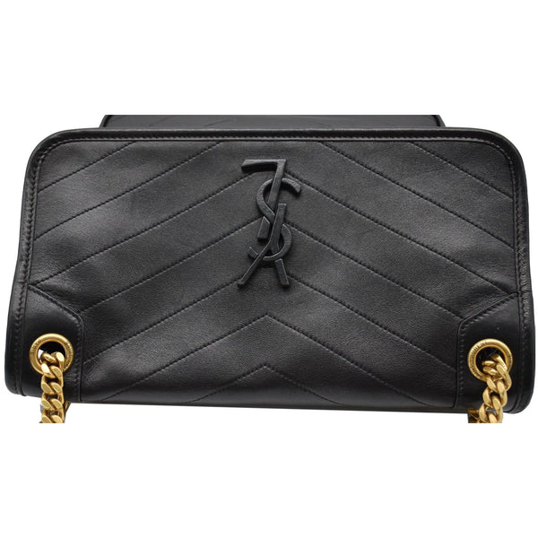 YVES SAINT LAURENT Niki Medium Leather Shoulder Bag Black