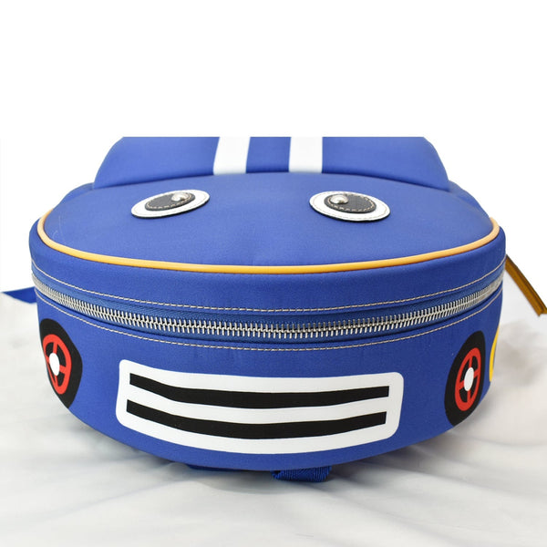 GUCCI Children's Car Nylon Canvas Backpack Bag Blue 580435 - Hot Deals