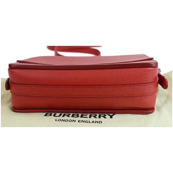 BURBERRY Small Grace Leather Shoulder Bag Red - Final Sale
