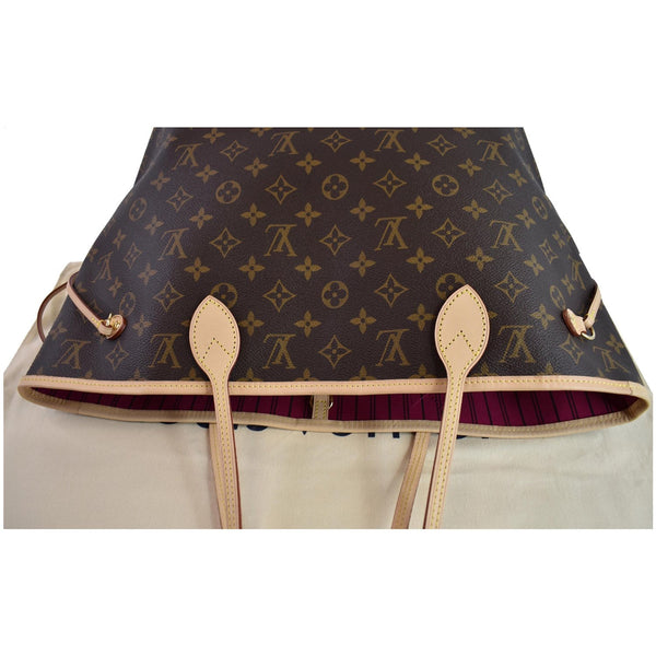 LOUIS VUITTON Monogram Canvas Neverfull MM Brown Tote Bag
