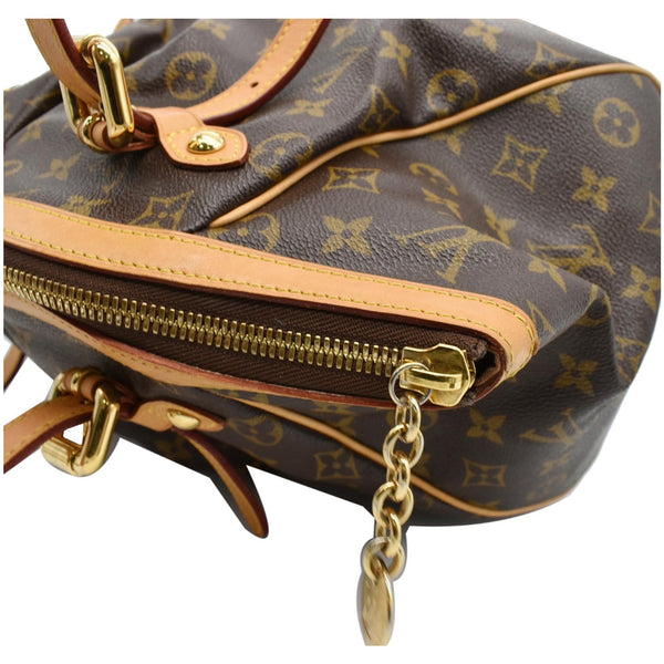 LOUIS VUITTON Tivoli GM Monogram Canvas Shoulder Bag Brown