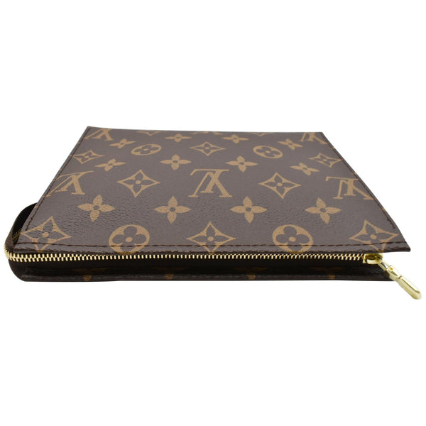 Louis Vuitton Toiletry 19 Monogram Canvas Cosmetics Pouch front zipper