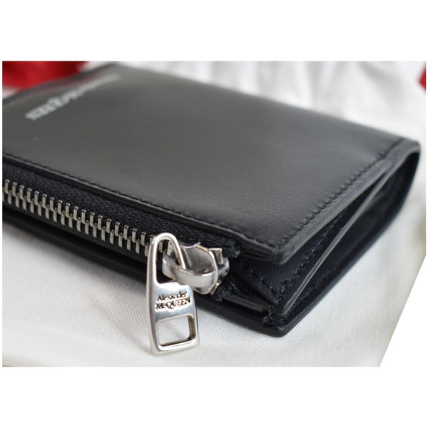 Alexander Mcqueen Logo-Print Leather Men's Wallet