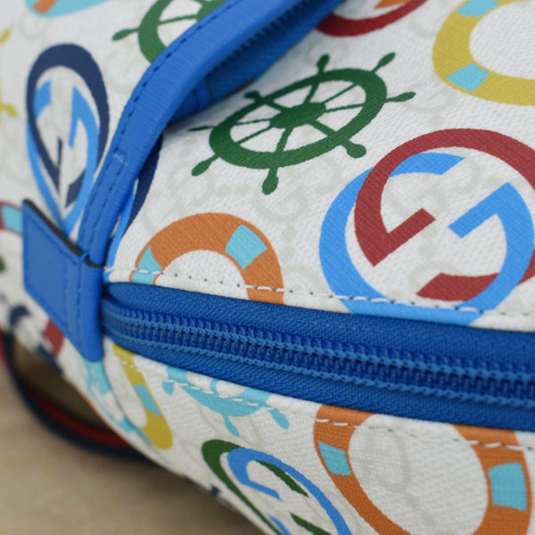 GUCCI Children's Printed GG Coated Canvas Backpack Multicolor 271327