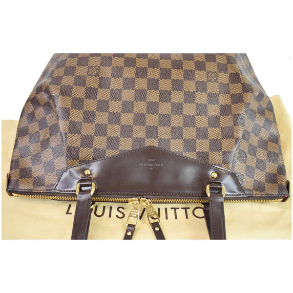 Louis Vuitton Westminster GM Damier Ebene Tote Bag - top front view