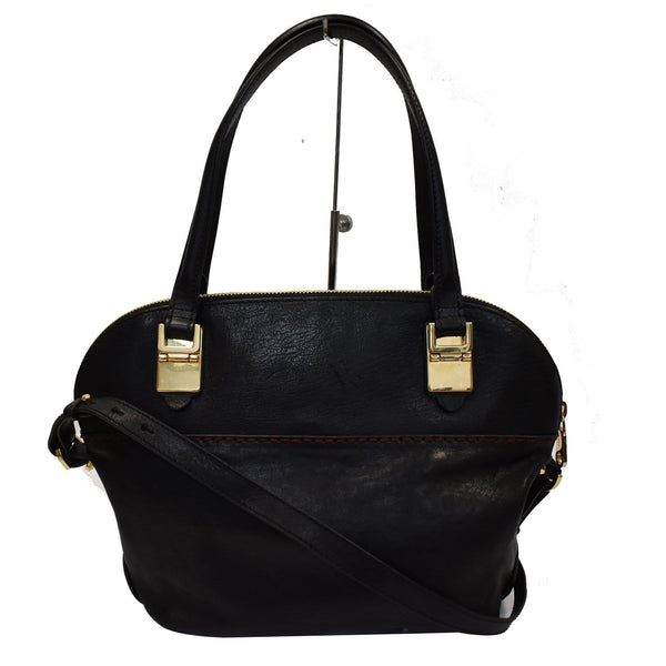 CHLOE Angie Large Leather Tote Shoulder Bag Black