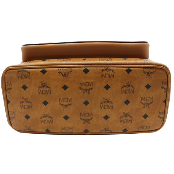 MCM Stark Classic Visetos Canvas Backpack Bag Cognac