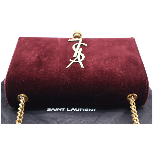 Yves Saint Laurent Kate Medium Tassel Velvet Crossbody Bag