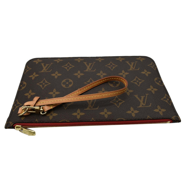 Louis Vuitton Neverfull MM Monogram Canvas Wristlet Pouch